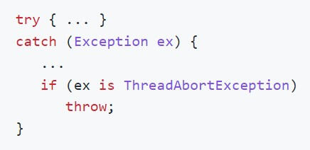 CoreForms Compatibility Thread-Abort semantics